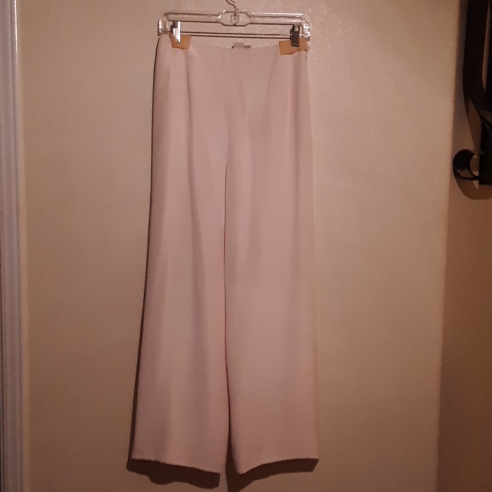 Cream oscar da la Renta pants